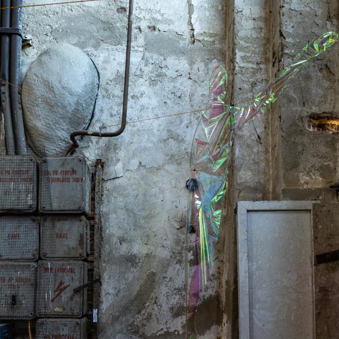 Post World Undercover Fake Rock Manufacturing Facility, site-specific installation by Sebastian Moldovan, Art Encounters Biennial, Timișoara, 2023 — view 8 of 41