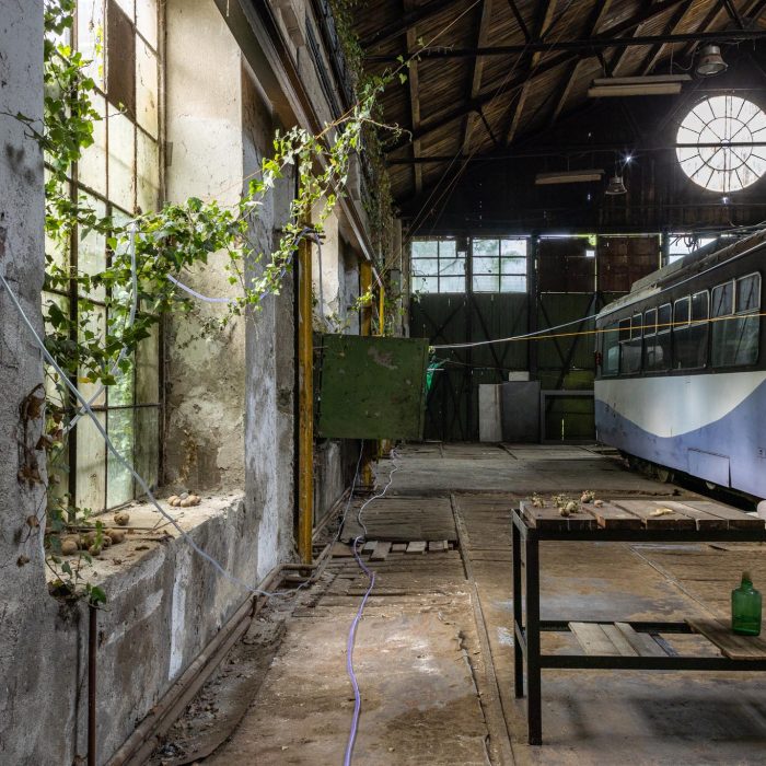 Post World Undercover Fake Rock Manufacturing Facility, site-specific installation by Sebastian Moldovan, Art Encounters Biennial, Timișoara, 2023 — view 10 of 41