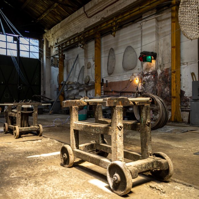 Post World Undercover Fake Rock Manufacturing Facility, site-specific installation by Sebastian Moldovan, Art Encounters Biennial, Timișoara, 2023 — view 29 of 41