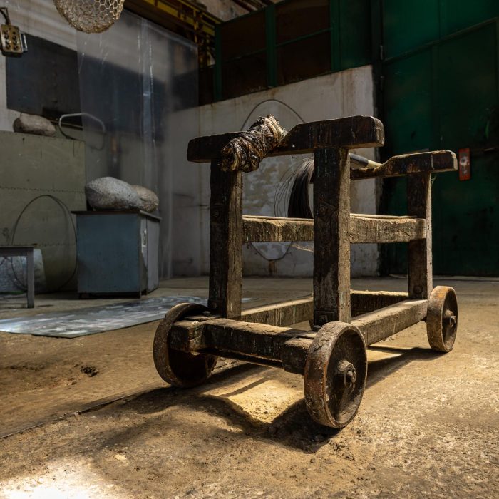 Post World Undercover Fake Rock Manufacturing Facility, site-specific installation by Sebastian Moldovan, Art Encounters Biennial, Timișoara, 2023 — view 30 of 41