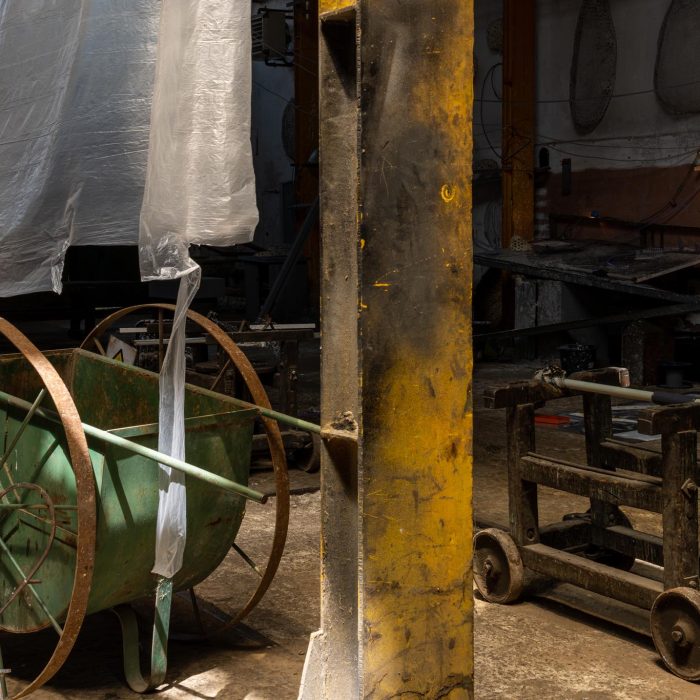 Post World Undercover Fake Rock Manufacturing Facility, site-specific installation by Sebastian Moldovan, Art Encounters Biennial, Timișoara, 2023 — view 34 of 41
