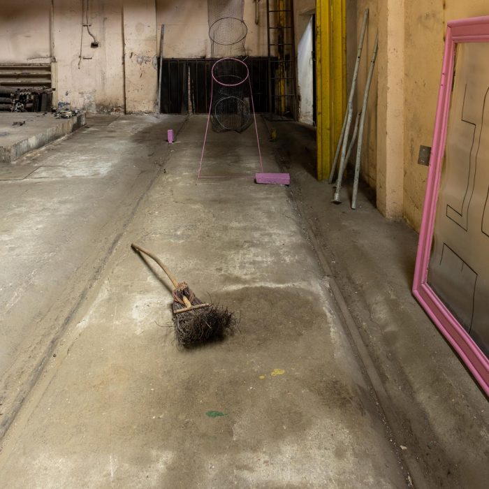 Post World Undercover Fake Rock Manufacturing Facility, site-specific installation by Sebastian Moldovan, Art Encounters Biennial, Timișoara, 2023 — view 37 of 41