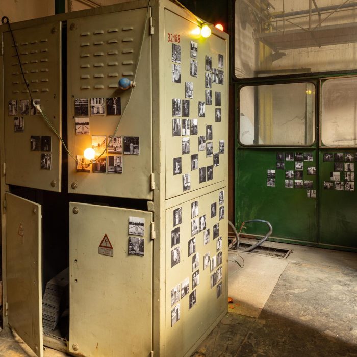 Post World Undercover Fake Rock Manufacturing Facility, site-specific installation by Sebastian Moldovan, Art Encounters Biennial, Timișoara, 2023 — view 38 of 41